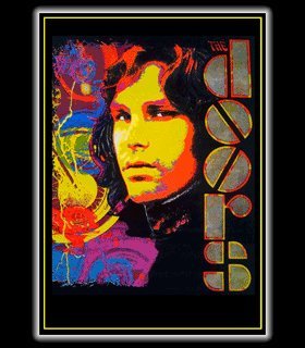 Jim Morrison Blacklight Poster