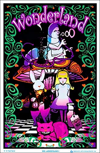 Wonderland II - Flocked Blacklight Poster - 23" x 35"