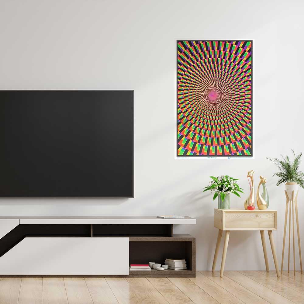 Mind's Eye - Flocked - Blacklight Poster - 23" x 35"