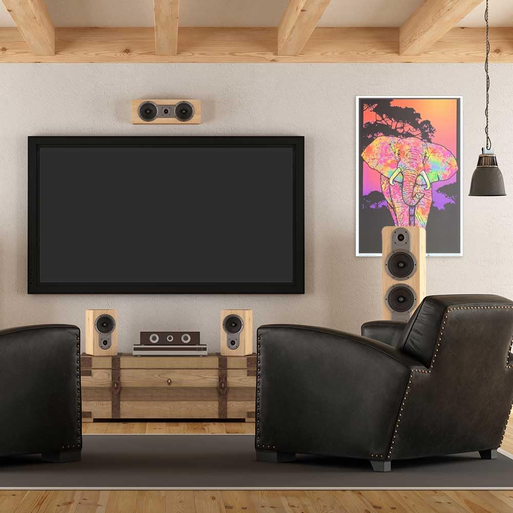 Painted Elephant - Flocked - Blacklight Poster - 23" x 35"