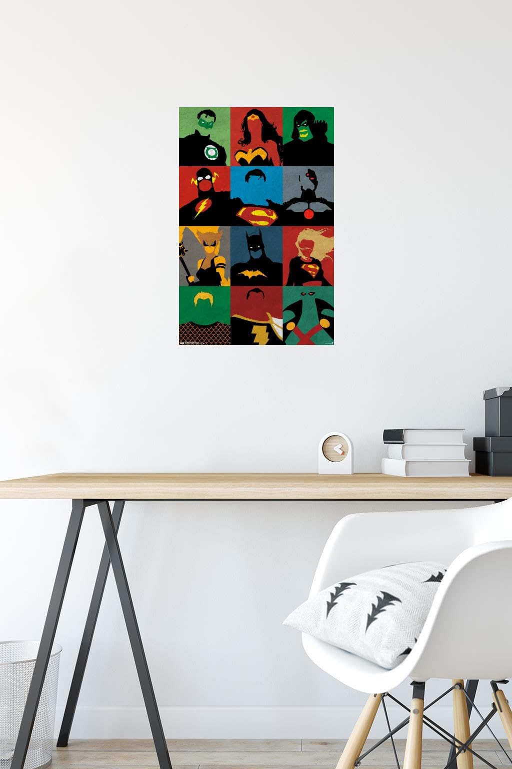 Trends International DC Comics - Justice League - Minimalist Wall Poster, 14.725" x 22.375", Premium Unframed Version
