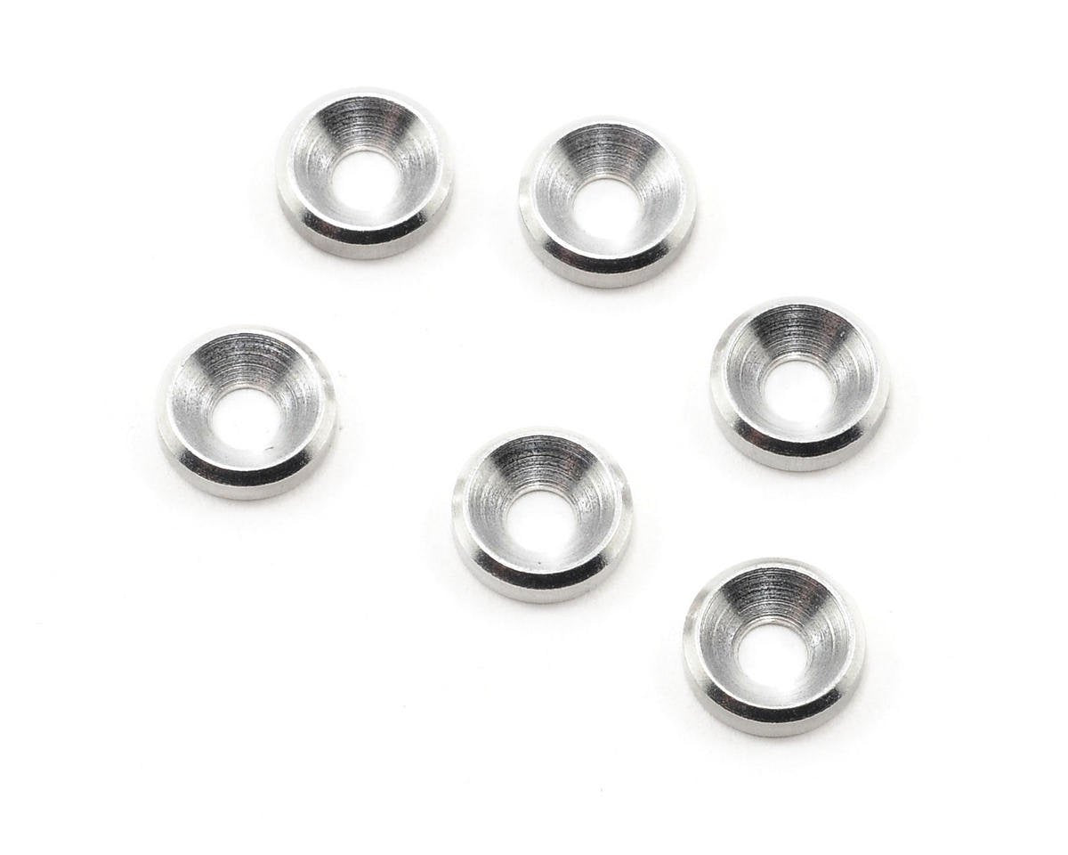 Racers Edge 3Mm Alum Concave Flat Head Washer RCE10200S