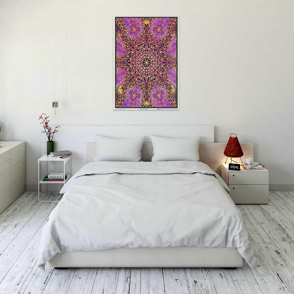 Mind Bend - Flocked - Blacklight Poster - 23" x 35"