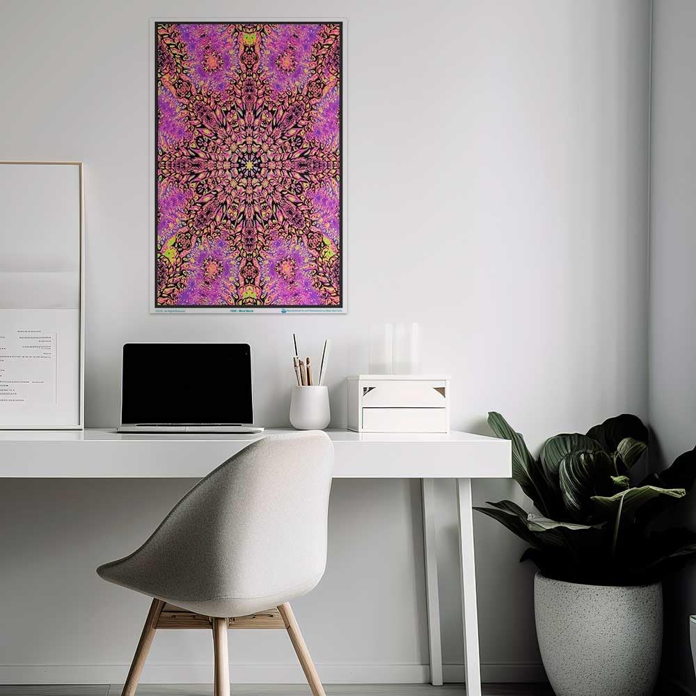 Mind Bend - Flocked - Blacklight Poster - 23" x 35"