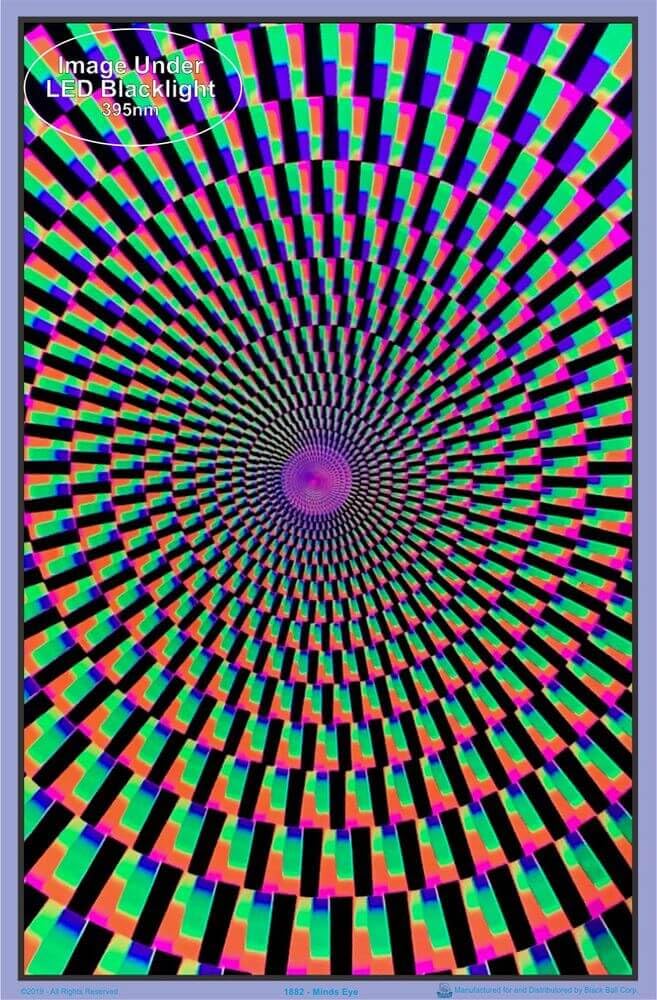 Mind's Eye - Flocked - Blacklight Poster - 23" x 35"