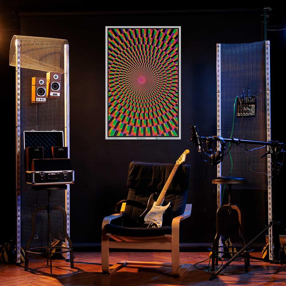 Mind's Eye - Flocked - Blacklight Poster - 23" x 35"