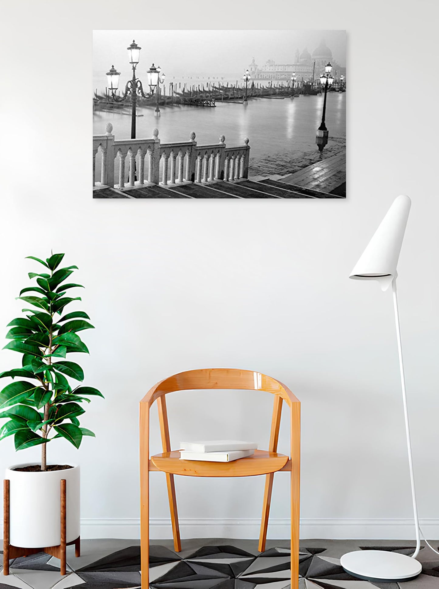 Grand Canal Steps Venice Italy - 36x24 Photograph Art Print Poster
