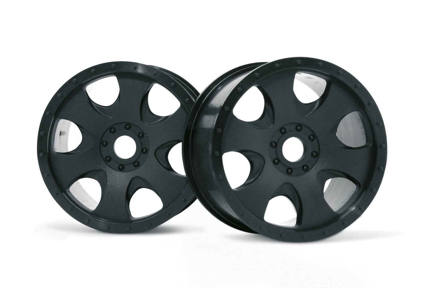 HPI Racing 3191 Warlock Wheel (2-Piece), Black, 83x56mm