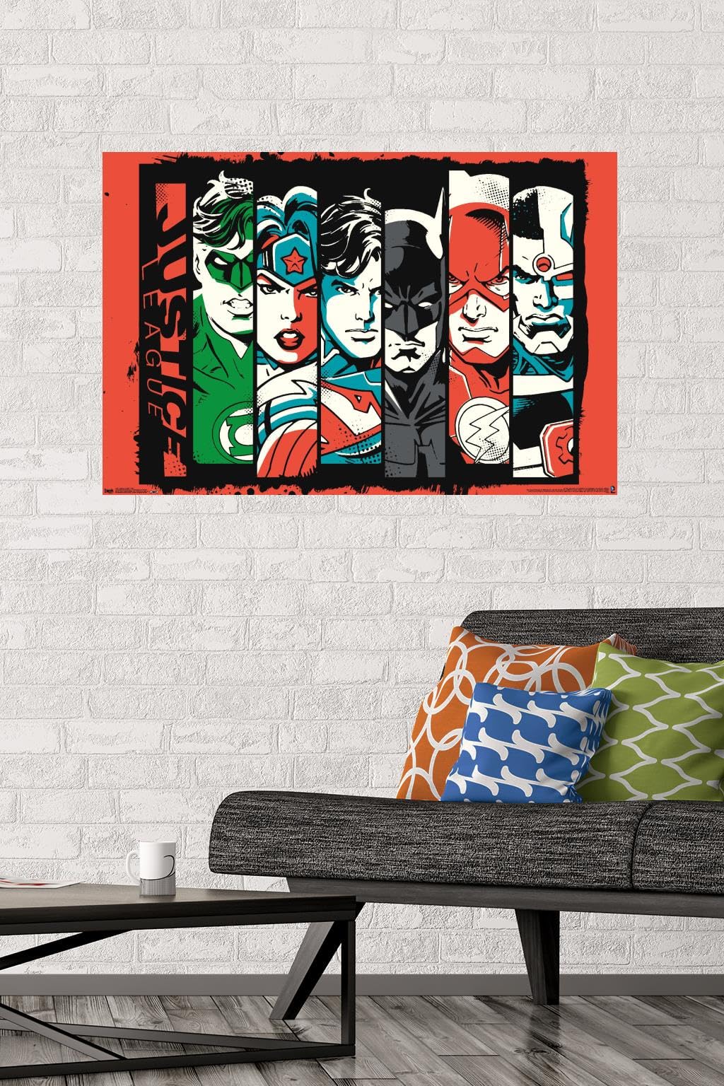 Trends International Justice League Bars Wall Poster 22.375" x 34"