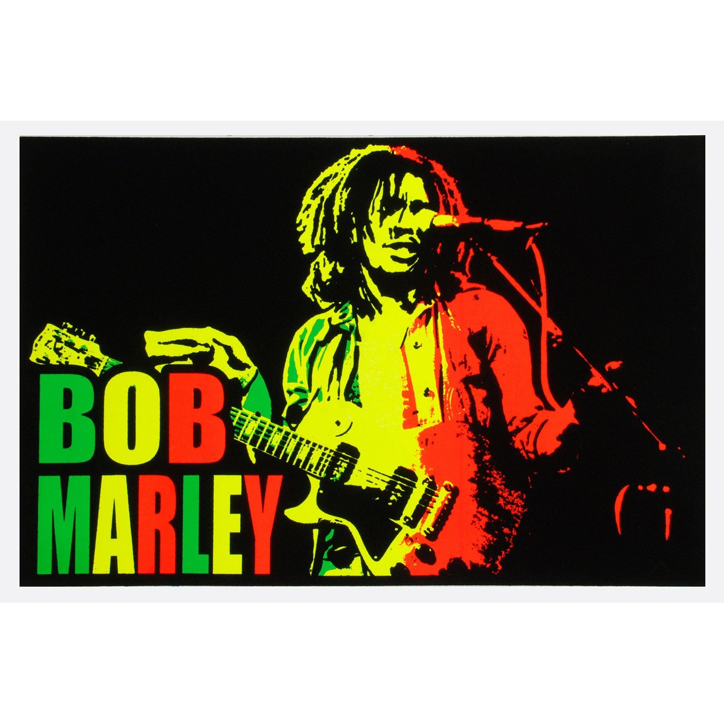 Bob Marley - Blacklight Poster 36 x 24in