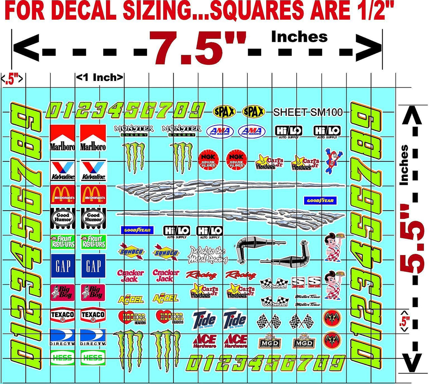 Die-Cut to Shape Sm-100 - R/c & Slot Car 1/12-1/10 Scale and Smaller Autographic Detailing Body/Shell for Lexan-Polycarbonate and monocoat