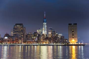 NYC (New York City) - Freedom Tower Poster - 36" x 24"