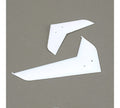 E-Flite Stabilizer/Fin Set, White: Blade 400