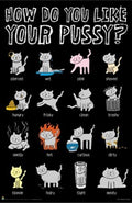 How Do You Like Your Pussy? by Unknown 24.00X36.00. Art Poster Print