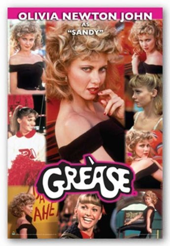 BEYONDTHEWALL Archive Grease Sandy Classic Musical Movie Print (24x36 Unframed Poster)