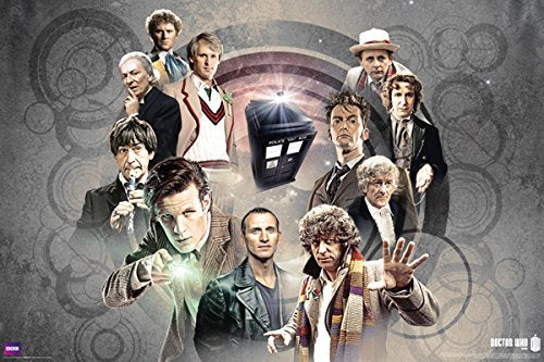 Doctor Who - Doctors Collage Poster