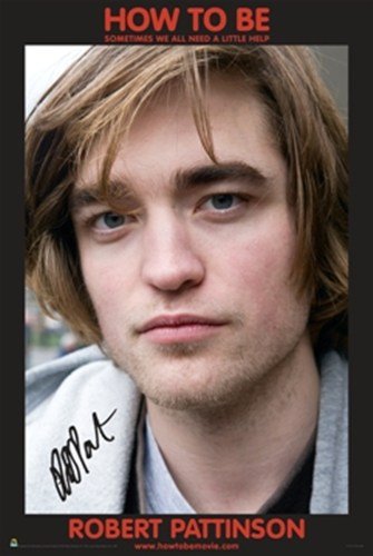 (24x36) Robert Pattinson (How To Be) Movie Poster Print