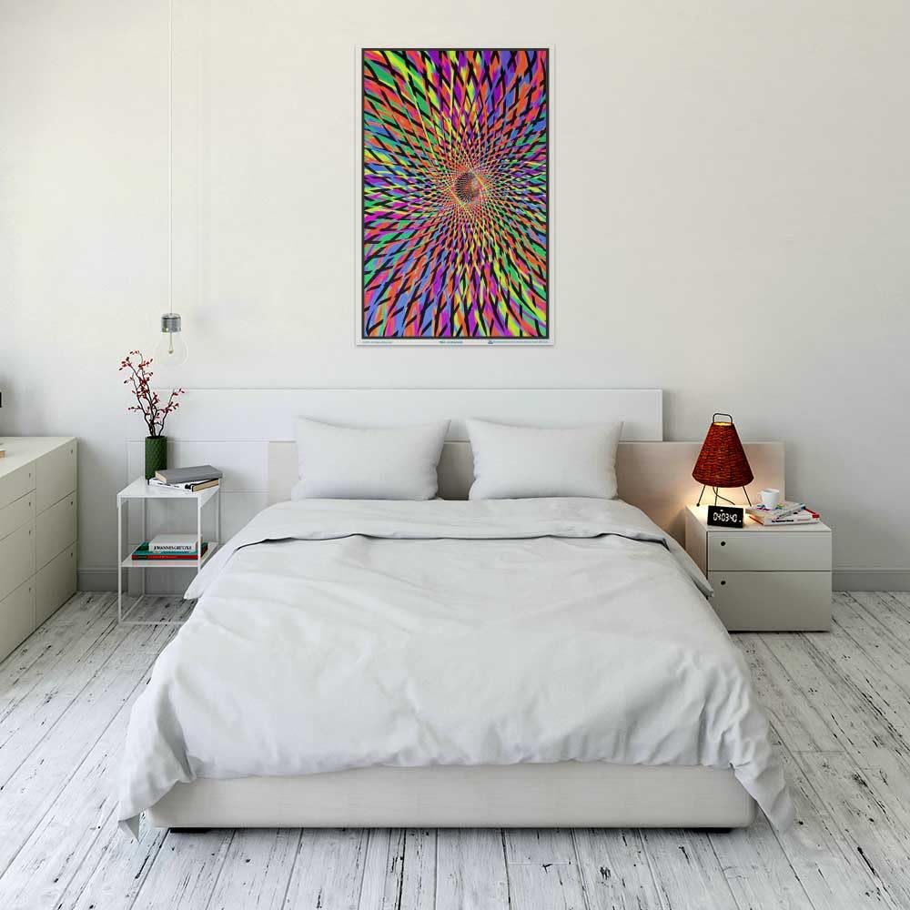 Andromeda - Flocked - Blacklight Poster - 23" x 35"