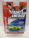 Auto World SC357-1 Trans America Racing Sam Posey 1970 Challenger HO Scale Electric Slot Car