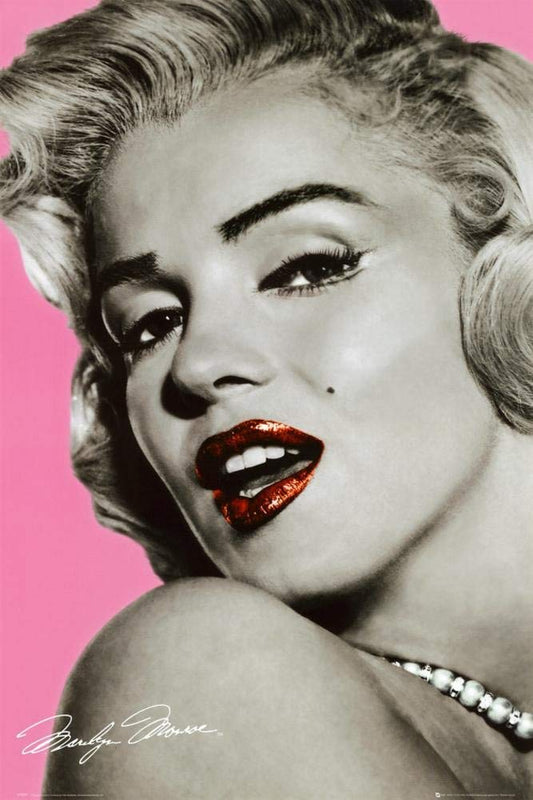 GB Eye Marilyn Monroe Lips Poster