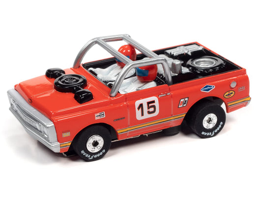 Auto World Thunderjet R34 1970 Chevrolet Baja Blazer (Red) HO Scale Slot Car