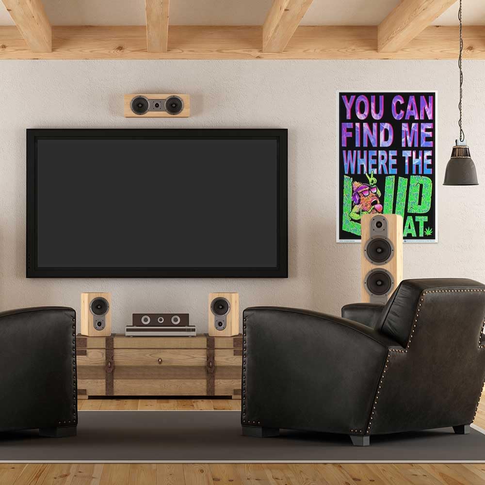 You Can Find Me Where the Loud At - Flocked - Blacklight Reactive Poster - 23" x 35"