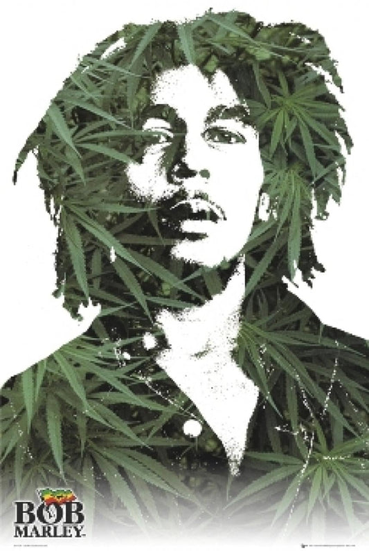 Generic Marley Marijuana Ganja Leaves Pot Poster Poster Print, 24x36 Poster Print