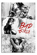 DC Comics Badgirls Black and White Poster - 91.5 x 61cms (36 x 24 Inches)
