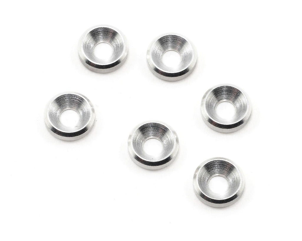 Racers Edge 3Mm Alum Concave Flat Head Washer RCE10200S