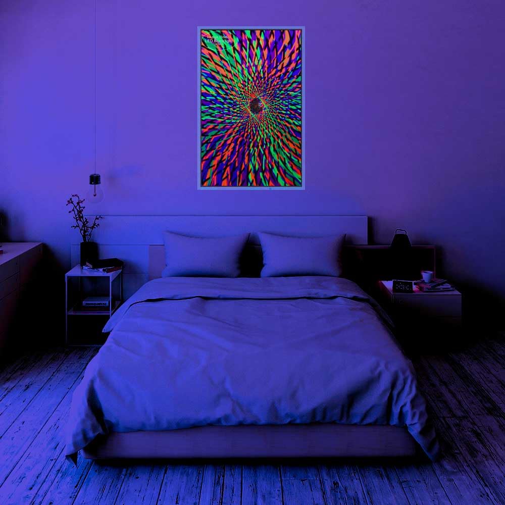 Andromeda - Flocked - Blacklight Poster - 23" x 35"
