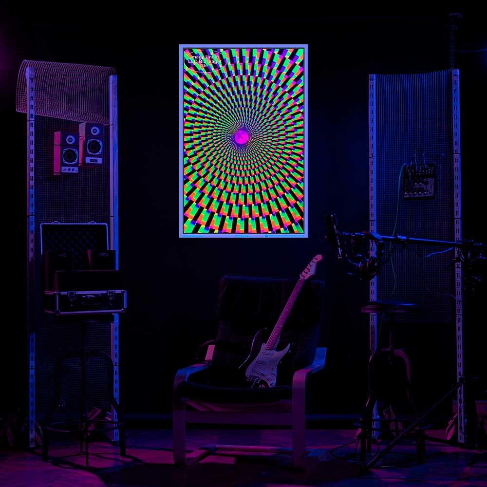 Mind's Eye - Flocked - Blacklight Poster - 23" x 35"