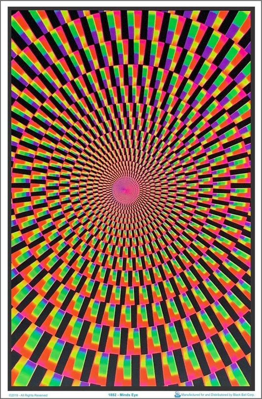 Mind's Eye - Flocked - Blacklight Poster - 23" x 35"