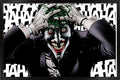 Trends International DC Comics - The Joker - Crazy Wall Poster, 22.375" x 34", Black Framed Version