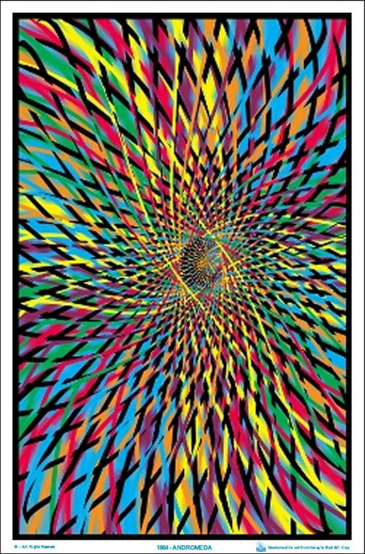 Andromeda - Flocked - Blacklight Poster - 23" x 35"