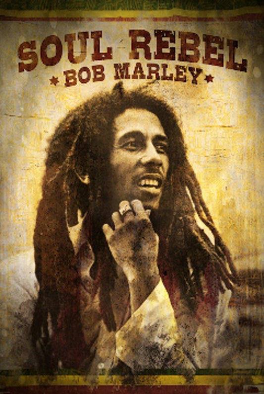 Scorpio Bob Marley Soul Rebel Wall Poster