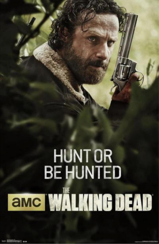 Generic Walking Dead Hunt Or Be Hunted Poster, 24x36 Inches, Hunt the Dead 3205, Unframed