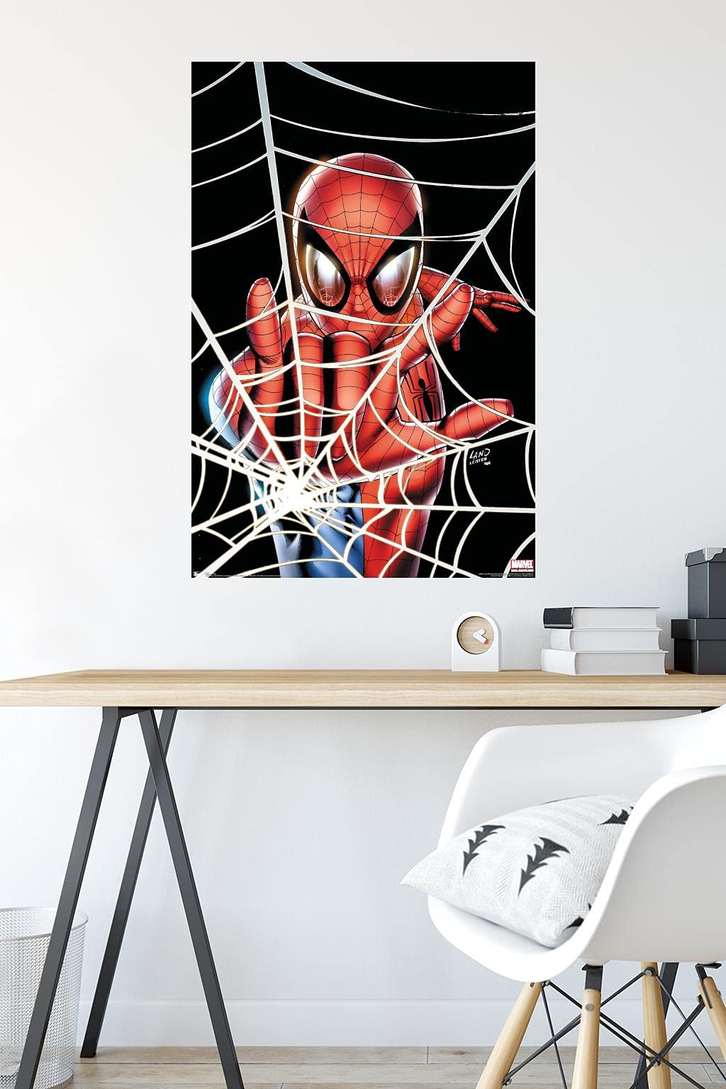 Trends International Marvel Comics - Spider-Man - Web Wall Poster, 22.375" x 34", Premium Unframed Version