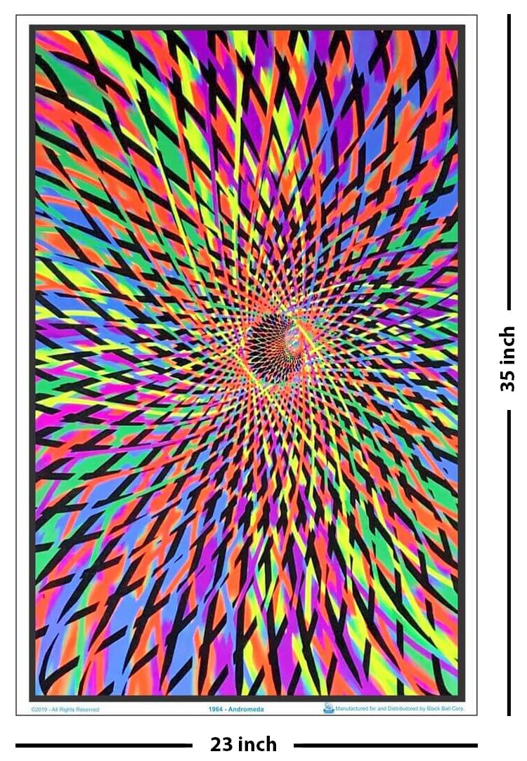 Andromeda - Flocked - Blacklight Poster - 23" x 35"