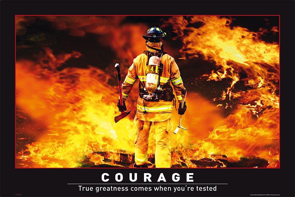 POSTER STOP ONLINE How I Met Your Mother - TV Show Poster (Barney Stinson's Courage Poster - Version 2) (Size 36" x 24")