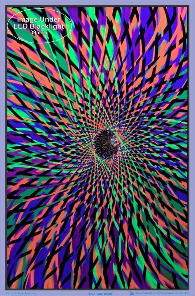 Andromeda - Flocked - Blacklight Poster - 23" x 35"