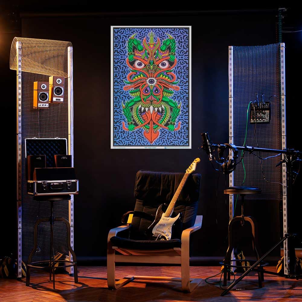 Angel of Death - by Chris Dyer - Blacklight Poster - 23" x 35"