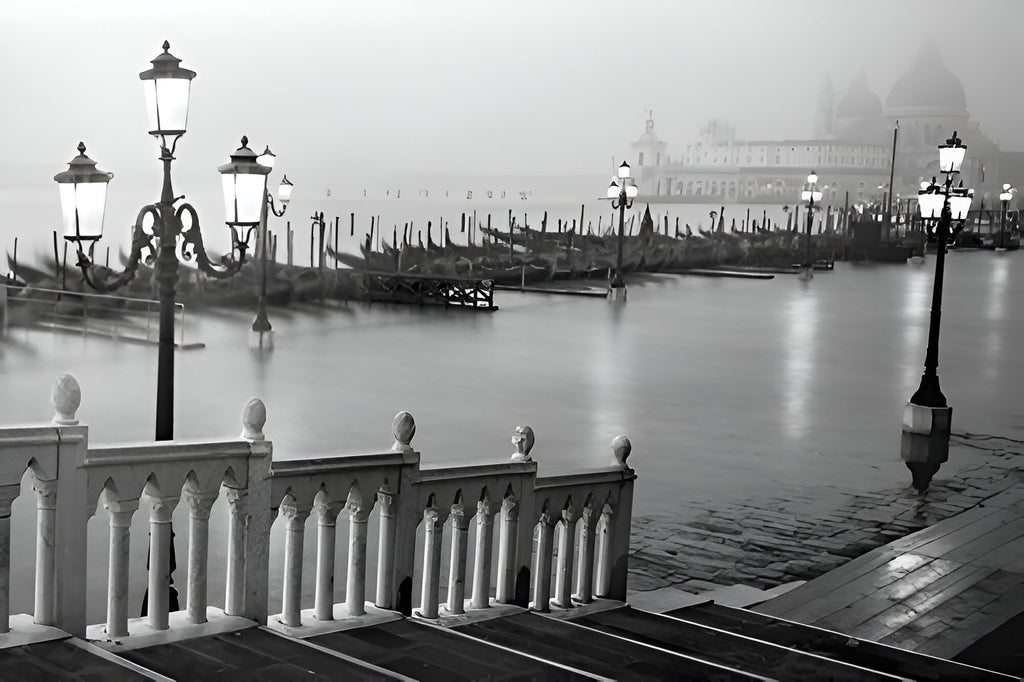 Grand Canal Steps Venice Italy - 36x24 Photograph Art Print Poster