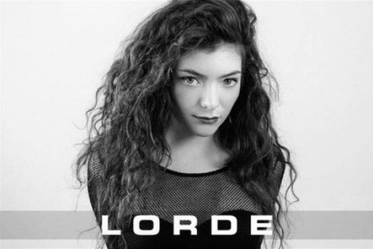 Poster Import 9448 Lorde Portrait Poster Print; 24 x 36 b/w