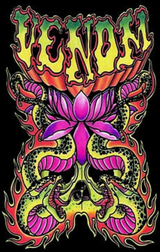 Venom Snakes Blacklight Poster 23 x 35in