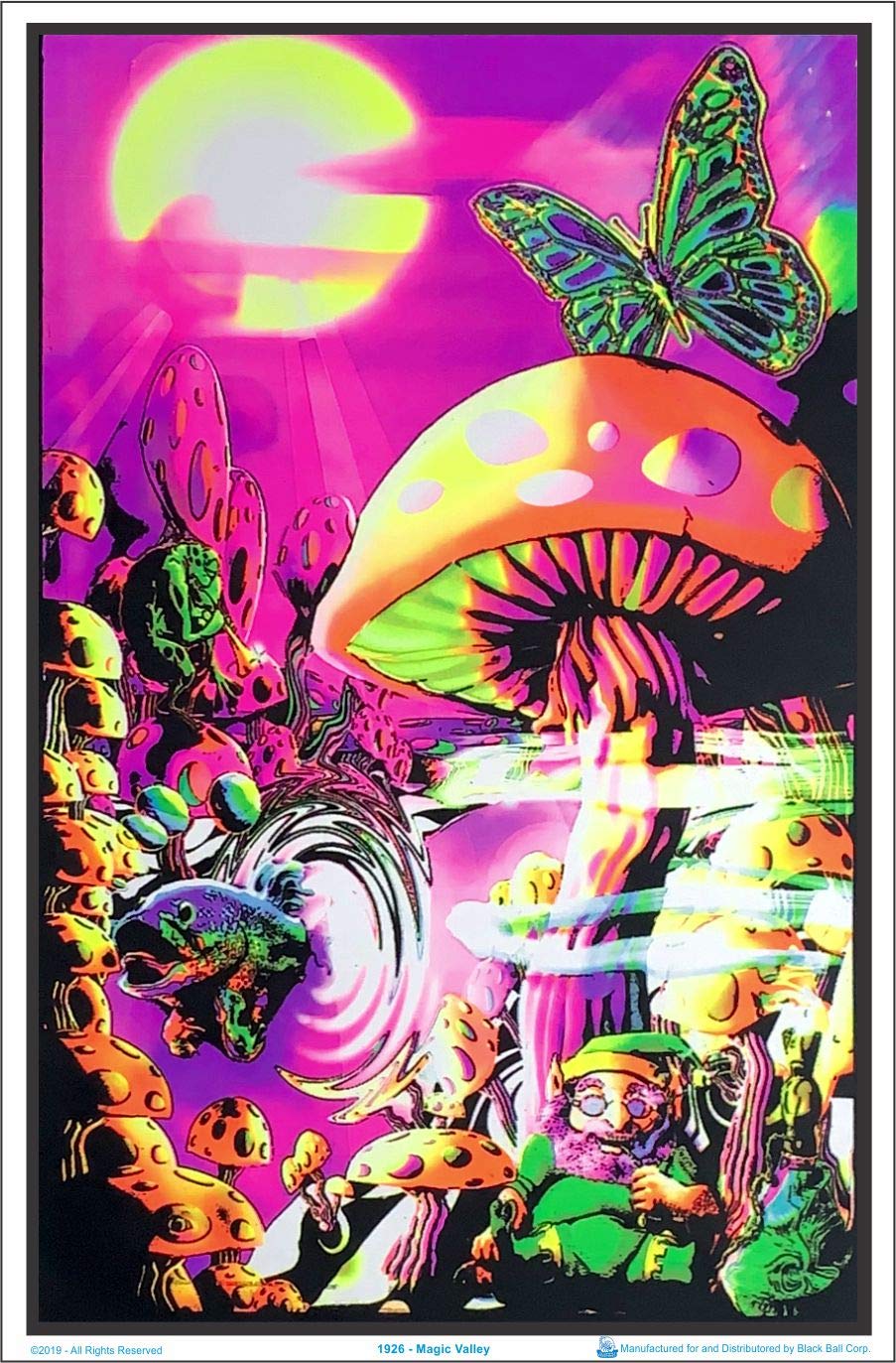 Magic Valley - Flocked - Blacklight Poster - 23" x 35"