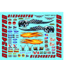 Clear Vinyl Sticker Sheet SM103-R/C Model Decal-1/18th - 1/12th-1/10th Scale DIE-Cut-Peel Radio Control | Slot Cars l Lexan