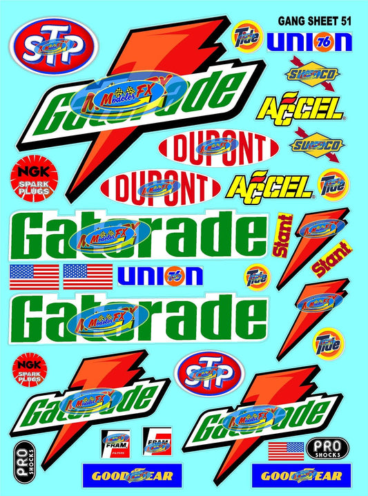 Clear Matte Vinyl Sheet 51-1/12 to 1/10th Scale R/C Model Decal Sticker Sheet Radio Control Lexan Body