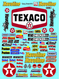 Generic Sheet 16-1/10 Scale White Vinyl R/C Model Decal Sticker Sheet Radio Control Lexan Body - Decorate Your R/c Cars,Boats,Trucks