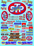 Generic Monroe - Sticker Gang Sheet 32-1/10 Scale White Vinyl R/C Model Decal Sticker Sheet Radio Control Lexan Body - Decorate Your R/c Cars, Boats, Trucks Along with Any Other Scale Model Kit.