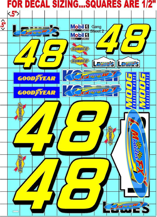 Clear Matte Vinyl Sheet #48-1/12 to 1/10th Scale R/C Model Decal Sticker Sheet Radio Control Lexan Body